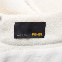 Fendi Dress Wool in Cream