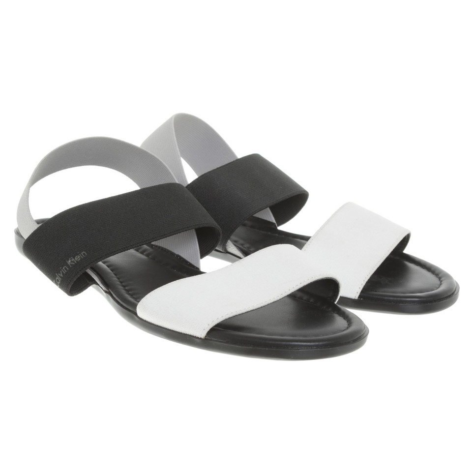 Calvin Klein Sandals in zwart / White