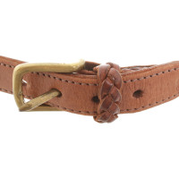 Ralph Lauren Cintura intrecciata in marrone