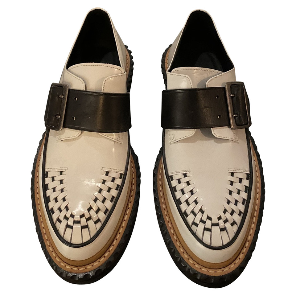 Burberry Lace-up shoes Leather in White
