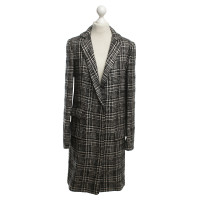 Lanvin Tweed coat in Black / White