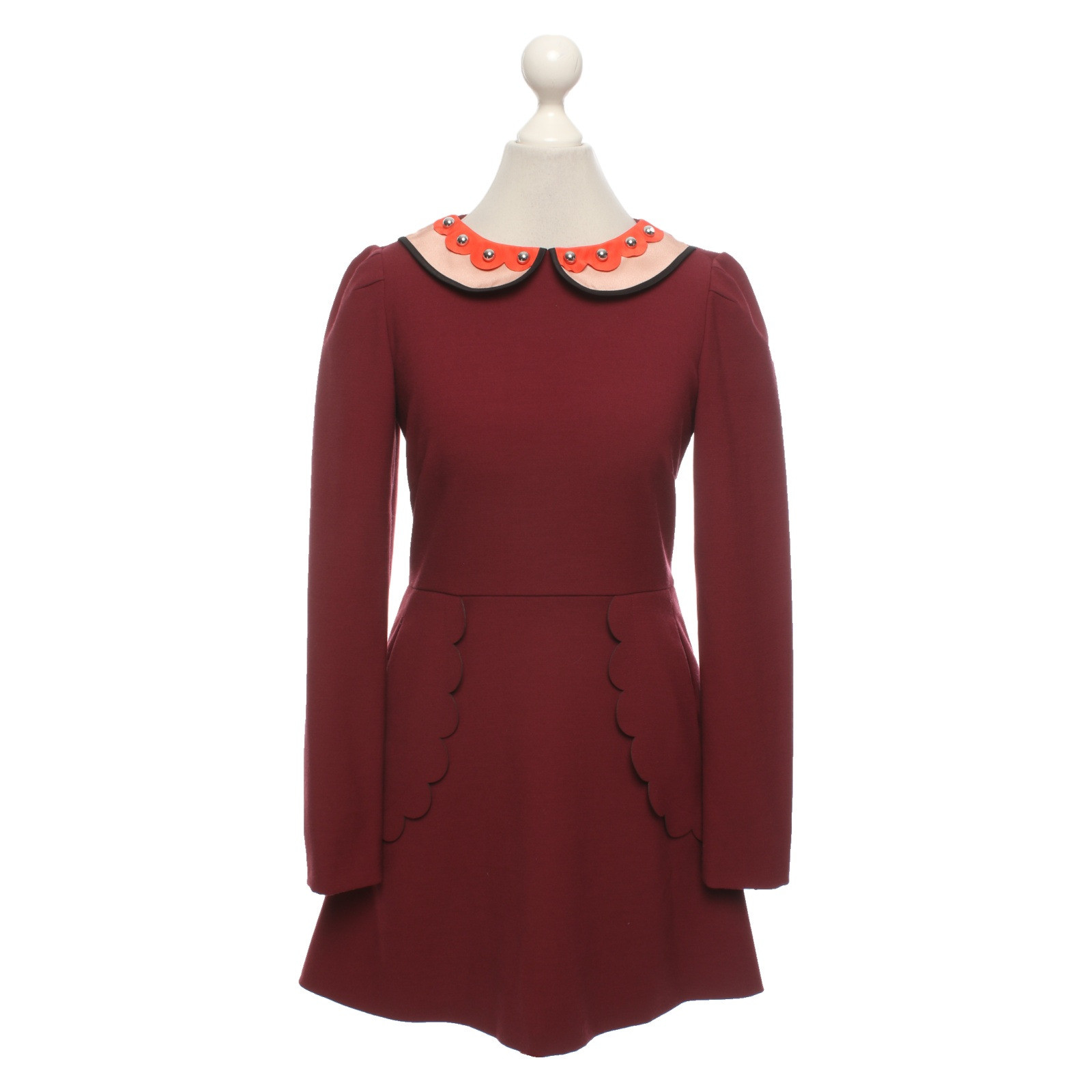 Red Valentino Dress in Bordeaux - Second Hand Red Valentino Dress in  Bordeaux buy used for 227€ (7217678)
