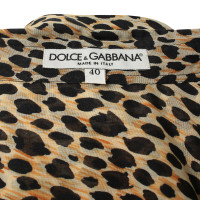 Dolce & Gabbana Dierlijke print blouse