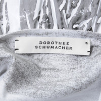 Dorothee Schumacher Top en gris / blanc