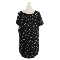 Wunderkind Silk-top with dot pattern