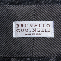 Brunello Cucinelli Pantalon gris