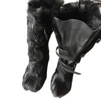 Céline Boots with fur