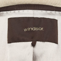 Windsor Jacke/Mantel aus Wolle in Beige