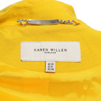 Karen Millen Jacke in Gelb