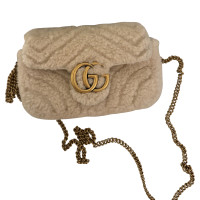 Gucci GG Marmont Flap Bag Normal in Bianco