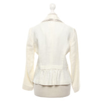 Etro Blazer aus Leinen in Creme