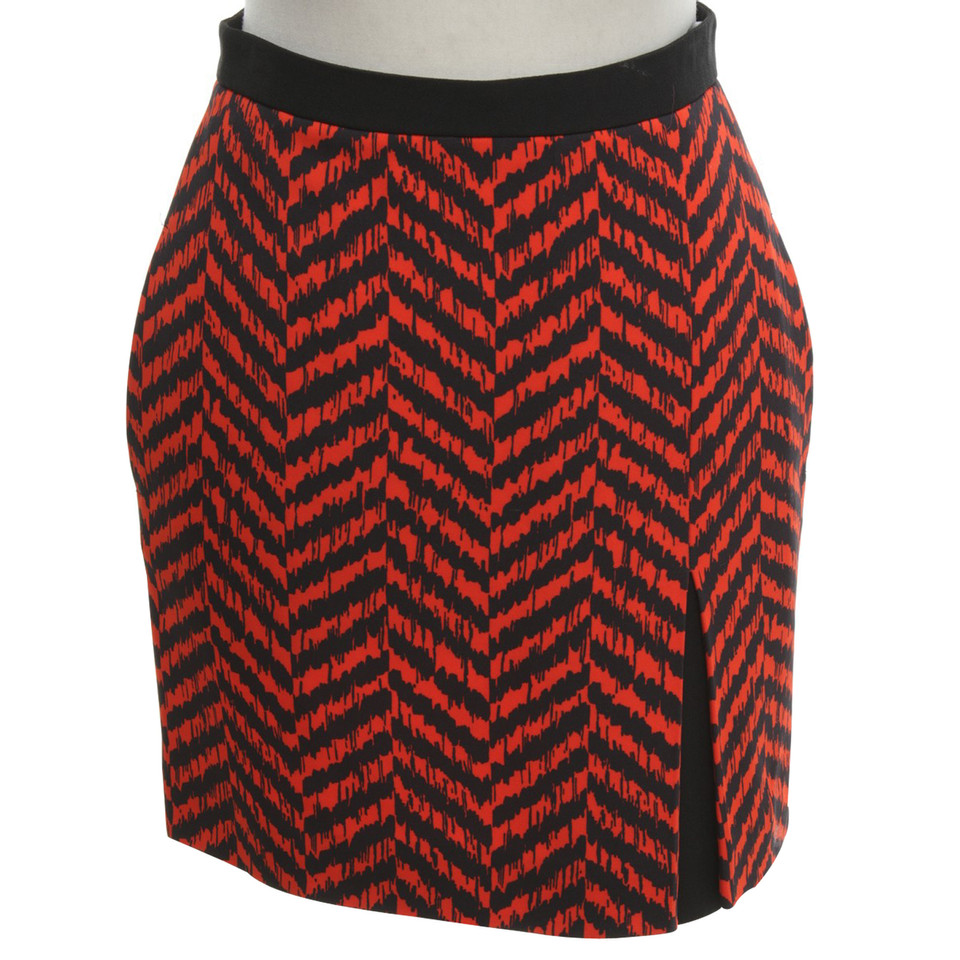 Emanuel Ungaro skirt herringbone pattern