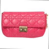 Christian Dior Shoulder bag Leather in Pink