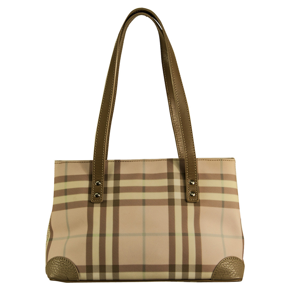 Burberry Tote Bag aus Canvas in Rosa / Pink
