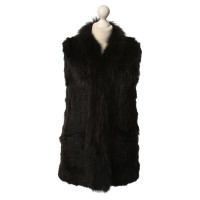 Oakwood Fur vest in black