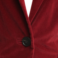 Comptoir Des Cotonniers blazer velours rouge