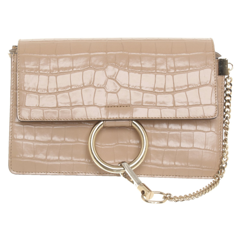 Chloé Faye Bag Leather in Nude