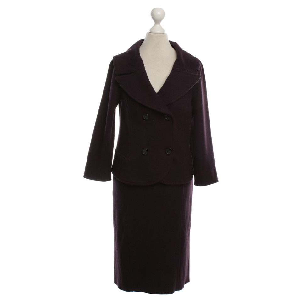 Marc Cain Auberginefarbenes wool costume