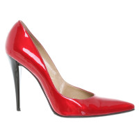 Stuart Weitzman Pumps aus rotem Lackleder