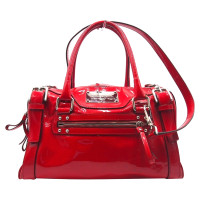Dolce & Gabbana Shopper aus Lackleder in Rot