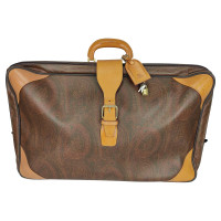 Etro Travel bag Canvas in Brown