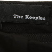 The Kooples pantalon taille haute en noir