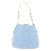 Aigner Handbag in blue and white