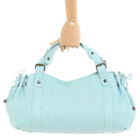 Gerard Darel Handbag Leather in Turquoise