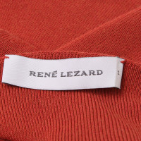 René Lezard Top in rosso / marrone