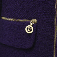 Chanel Wool suit in purple