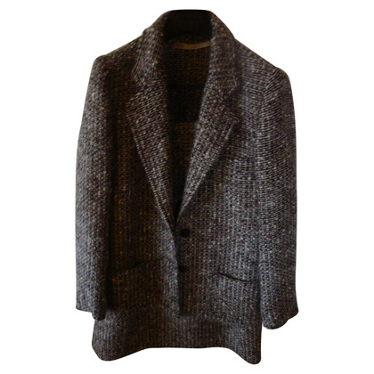 Agnona Suit Wol in Bruin