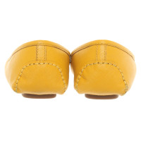 Michael Kors Chaussons/Ballerines en Cuir en Jaune