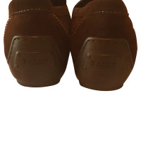 Bally Brown Suede Flats