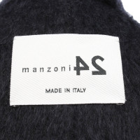 Manzoni 24 Jacke/Mantel aus Wolle in Blau