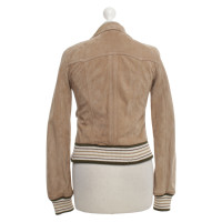Dolce & Gabbana Leather jacket in beige