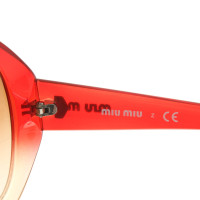 Miu Miu Brille in Rot