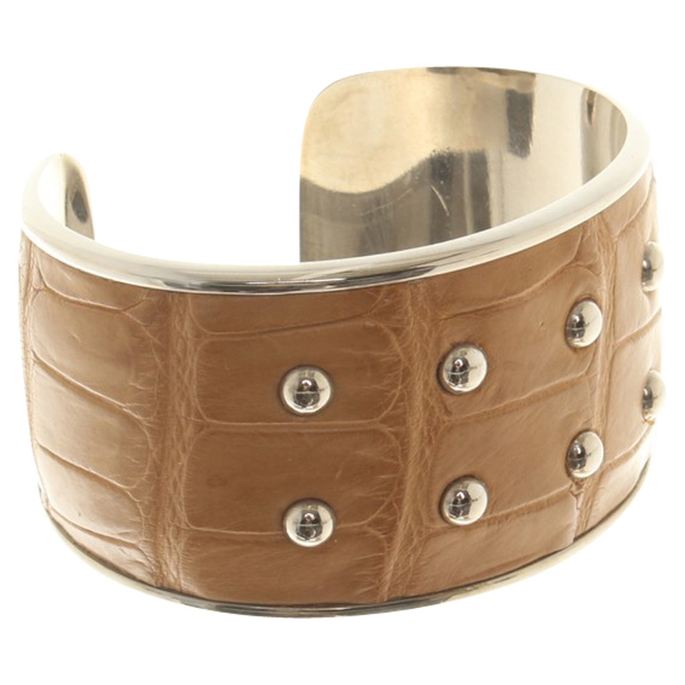 Tod's Bangle made of metal / leather