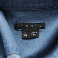 Theory Chemise en jean bleue