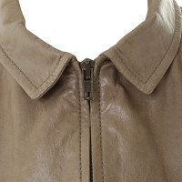 Miu Miu Leather jacket in beige