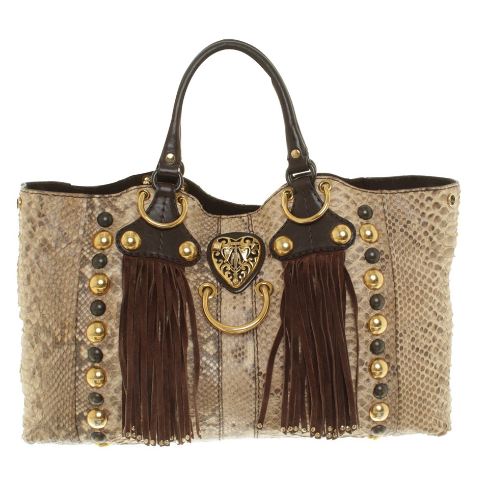 Gucci "Babushka Bag" made of python leather
