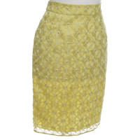 Hoss Intropia Lace skirt in yellow