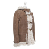 Closed Jacket/Coat Fur in Brown