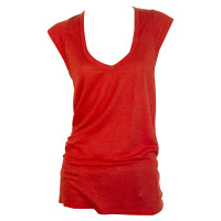 Isabel Marant Etoile Top Linen in Red
