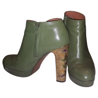 L'autre Chose Ankle boots in green