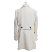 Atos Lombardini Wool coat in cream