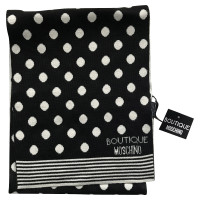Moschino Sjaal in zwart / wit