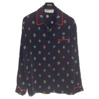 Kenzo X H&M Zwarte zijden Kenzo x H & M blouse