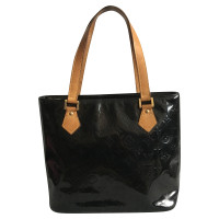 Louis Vuitton Houston in Pelle verniciata in Nero