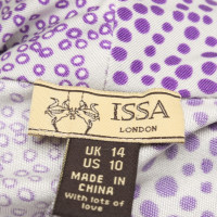 Issa Silk dress with dot pattern