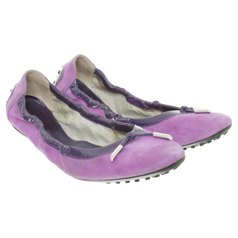 Tod's Ballerinas in violet